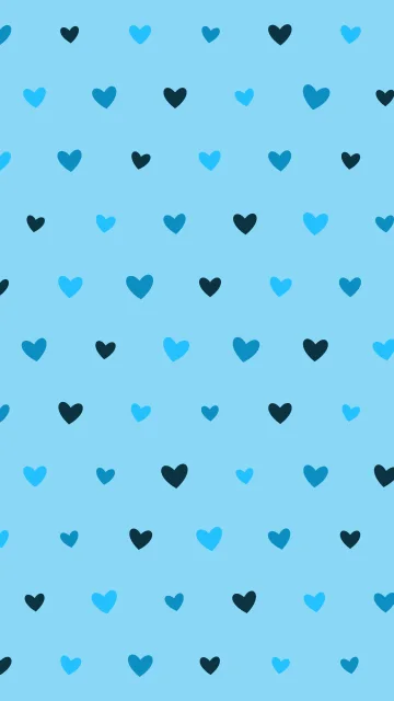 Ocean Blue hearts phone wallpaper — free HD ocean blue mobile wallpaper 1080x1920