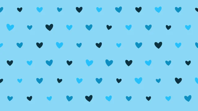 Ocean Blue hearts background — free HD ocean blue color wallpaper 1920x1080