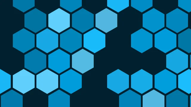 Ocean Blue hexagon background — free HD ocean blue color wallpaper 1920x1080