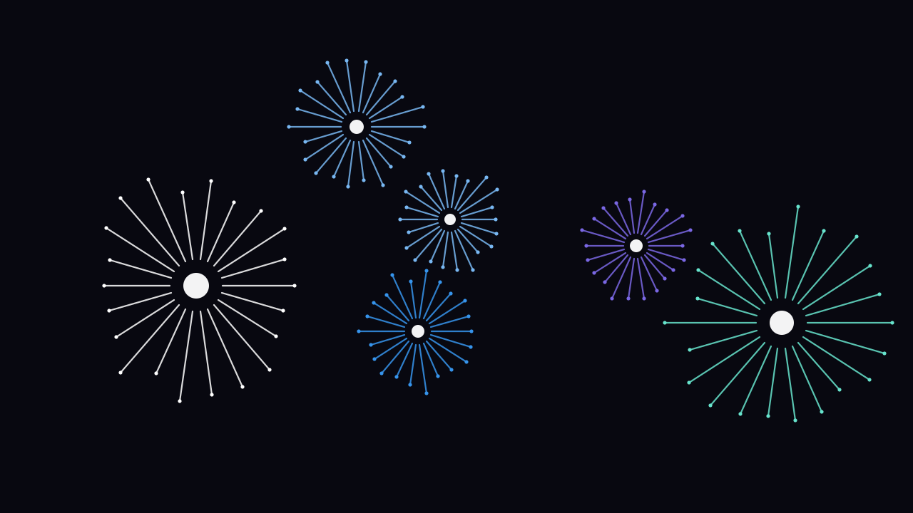 Ocean Deep fireworks background — free HD ocean deep color wallpaper 1920x1080