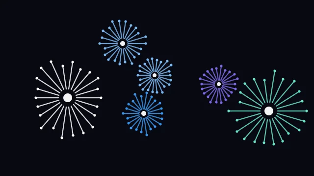 Ocean Deep fireworks background — free HD ocean deep color wallpaper 1920x1080