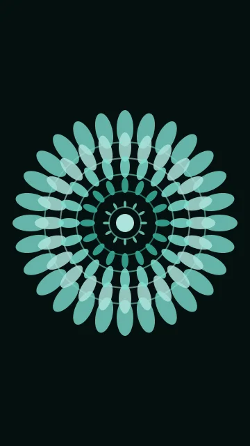 Ocean Mist mandala phone wallpaper — free HD ocean mist mobile wallpaper 1080x1920