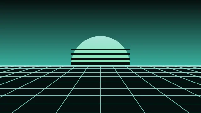Ocean Mist vaporwave background — free HD ocean mist color wallpaper 1920x1080