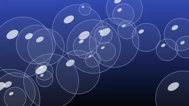 Ocean Twilight bubbles background — free HD ocean twilight color wallpaper 1920x1080