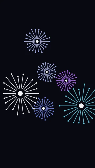 Ocean Twilight fireworks phone wallpaper — free HD ocean twilight mobile wallpaper 1080x1920