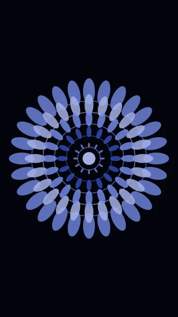 Ocean Twilight mandala phone wallpaper — free HD ocean twilight mobile wallpaper 1080x1920