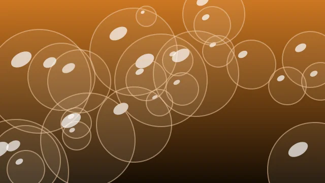 Ochre bubbles background — free HD ochre color wallpaper 1920x1080