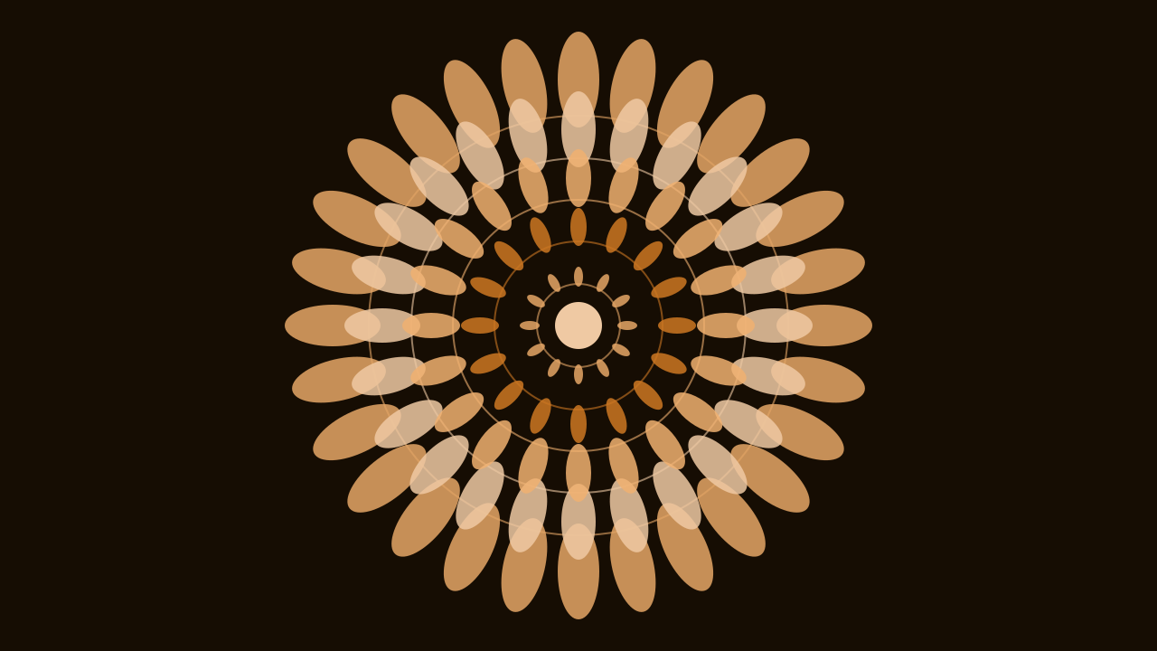Ochre mandala background — free HD ochre color wallpaper 1920x1080