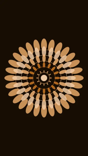 Ochre mandala phone wallpaper — free HD ochre mobile wallpaper 1080x1920