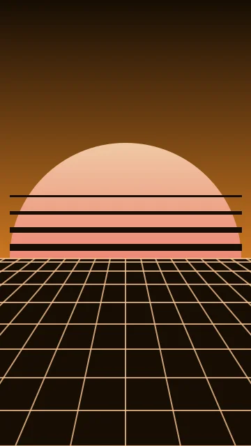 Ochre vaporwave phone wallpaper — free HD ochre mobile wallpaper 1080x1920