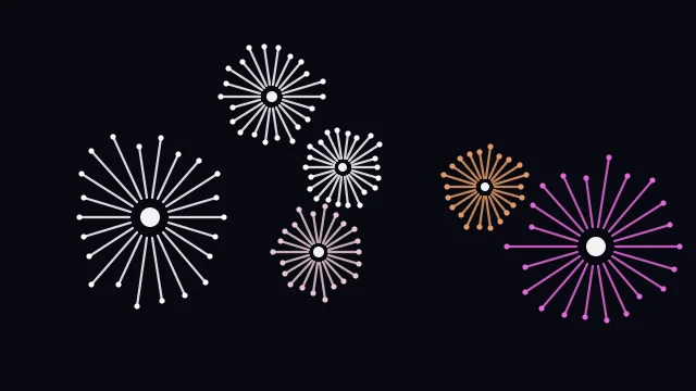 Old Rose fireworks desktop wallpaper — free 4K old rose wallpaper 3840x2160