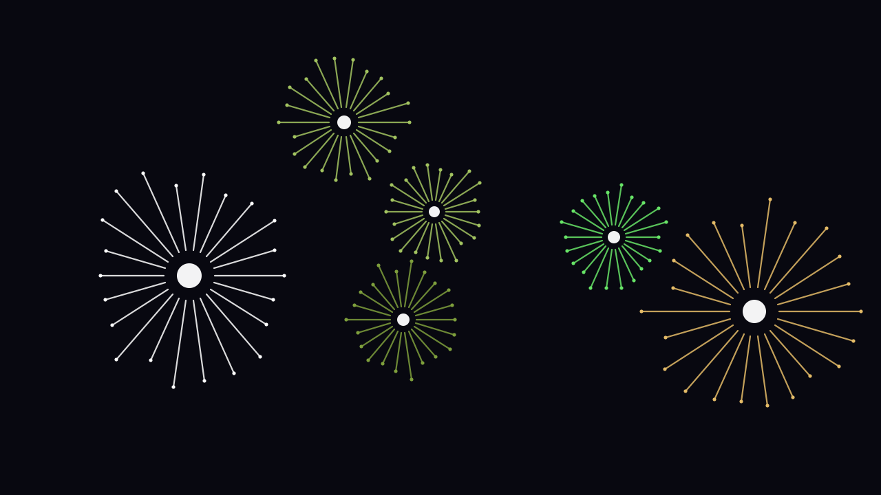 Olive Leaf fireworks background — free HD olive leaf color wallpaper 1920x1080