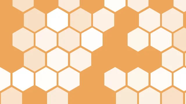 Orange 100 hexagon background — free HD orange 100 color wallpaper 1920x1080