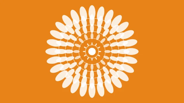 Orange 100 mandala background — free HD orange 100 color wallpaper 1920x1080