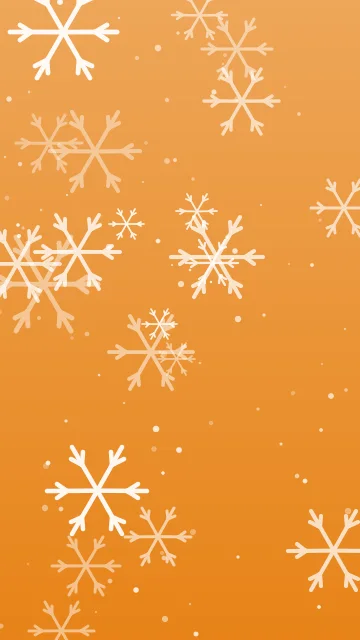 Orange 100 snowflake phone wallpaper — free HD orange 100 mobile wallpaper 1080x1920