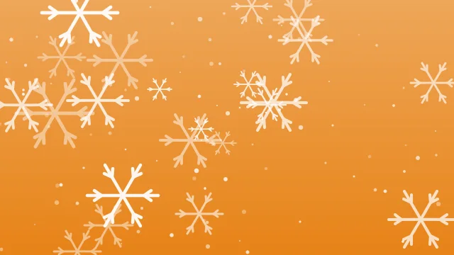 Orange 100 snowflake background — free HD orange 100 color wallpaper 1920x1080