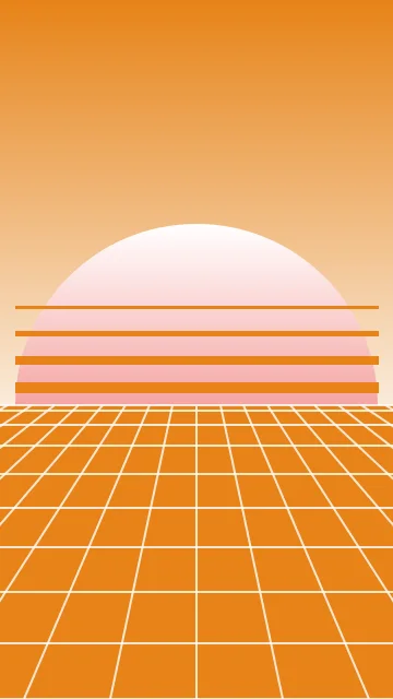 Orange 100 vaporwave phone wallpaper — free HD orange 100 mobile wallpaper 1080x1920