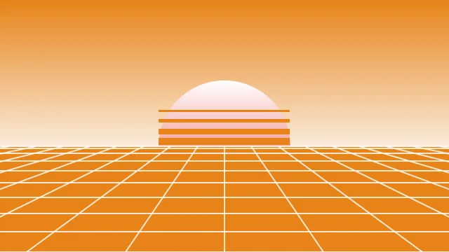 Orange 100 vaporwave background — free HD orange 100 color wallpaper 1920x1080