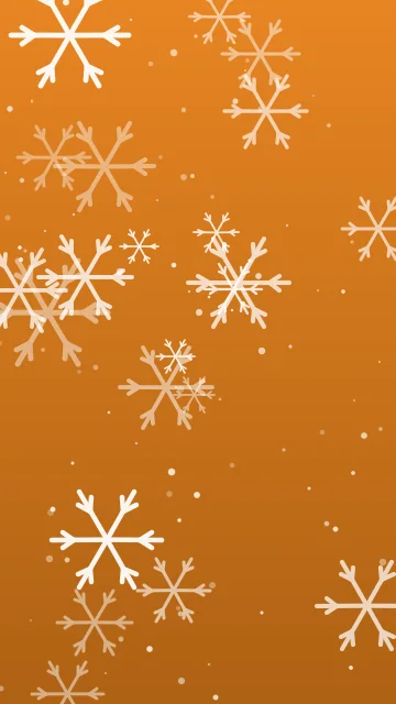 Orange 200 snowflake phone wallpaper — free HD orange 200 mobile wallpaper 1080x1920