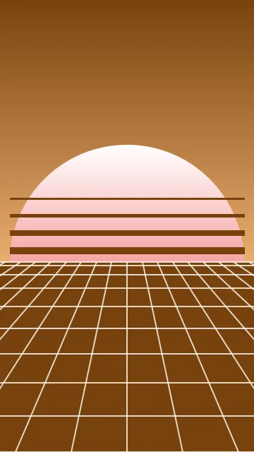 Orange 300 vaporwave phone wallpaper — free HD orange 300 mobile wallpaper 1080x1920