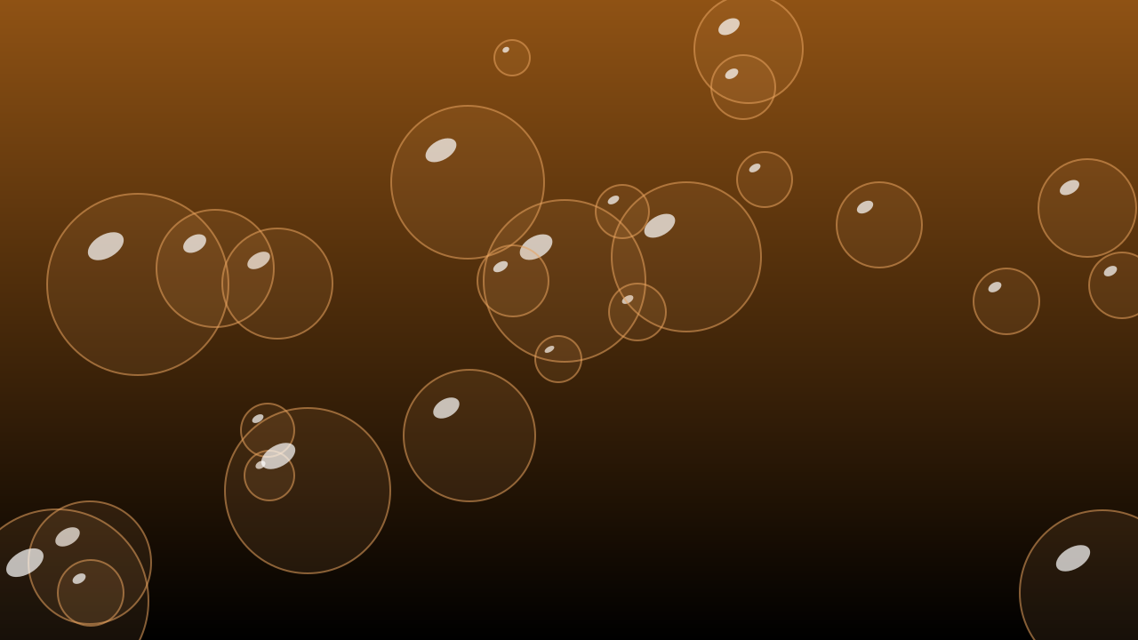 Orange 600 bubbles background — free HD orange 600 color wallpaper 1920x1080