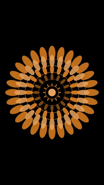 Orange 600 mandala phone wallpaper — free HD orange 600 mobile wallpaper 1080x1920