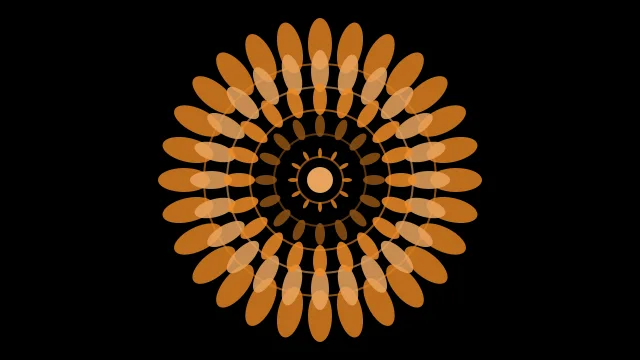 Orange 600 mandala desktop wallpaper — free 4K orange 600 wallpaper 3840x2160