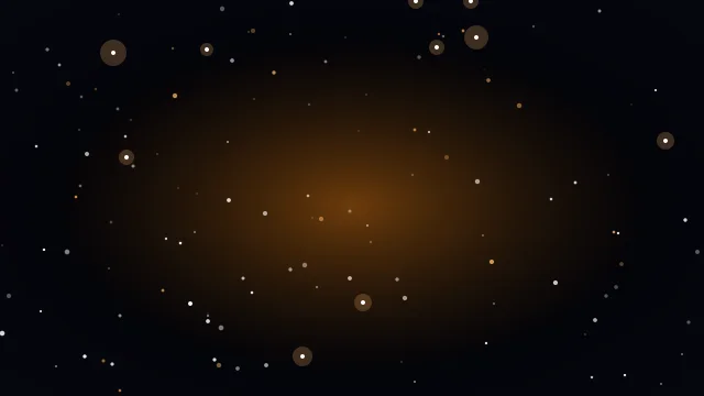 Orange 600 starry background — free HD orange 600 color wallpaper 1920x1080