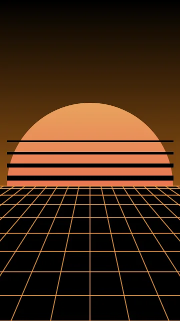 Orange 600 vaporwave phone wallpaper — free HD orange 600 mobile wallpaper 1080x1920