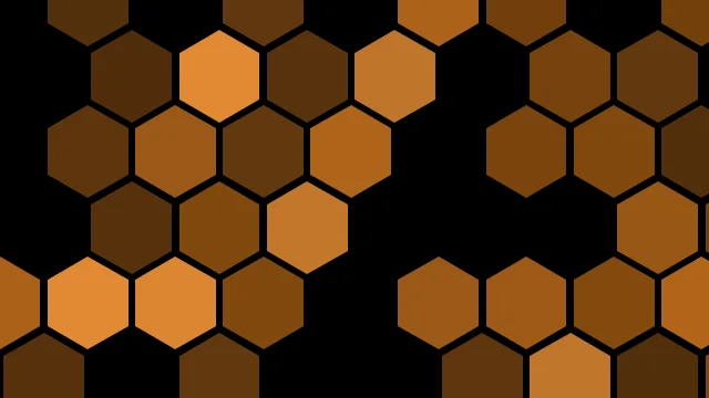 Orange 700 hexagon background — free HD orange 700 color wallpaper 1920x1080