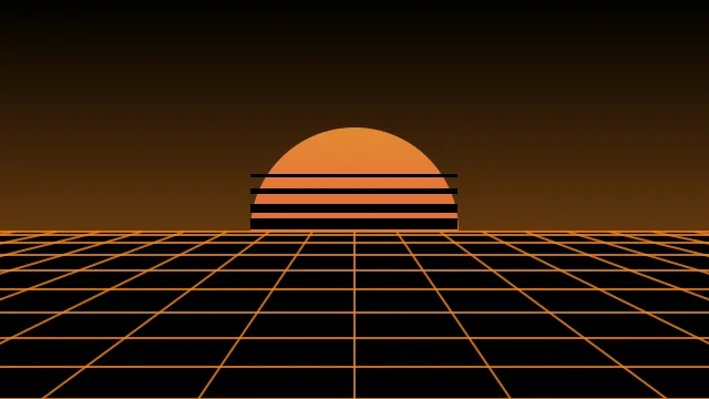 Orange 700 vaporwave background — free HD orange 700 color wallpaper 1920x1080