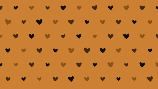 Orange 800 hearts background — free HD orange 800 color wallpaper 1920x1080