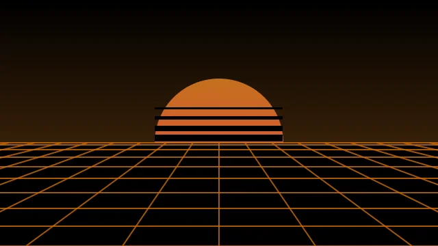 Orange 800 vaporwave background — free HD orange 800 color wallpaper 1920x1080