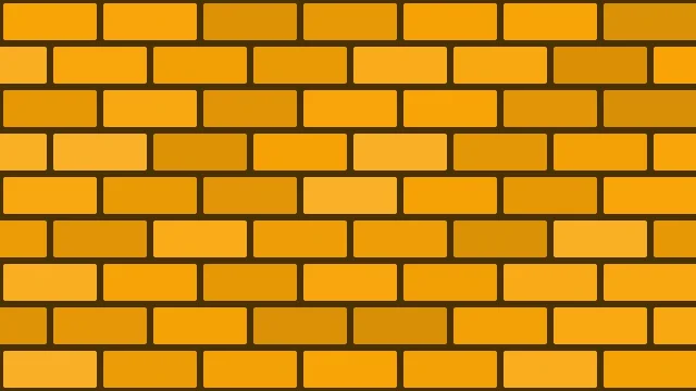 Orange brick background — free HD orange color wallpaper 1920x1080
