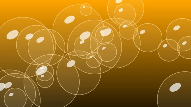 Orange bubbles background — free HD orange color wallpaper 1920x1080