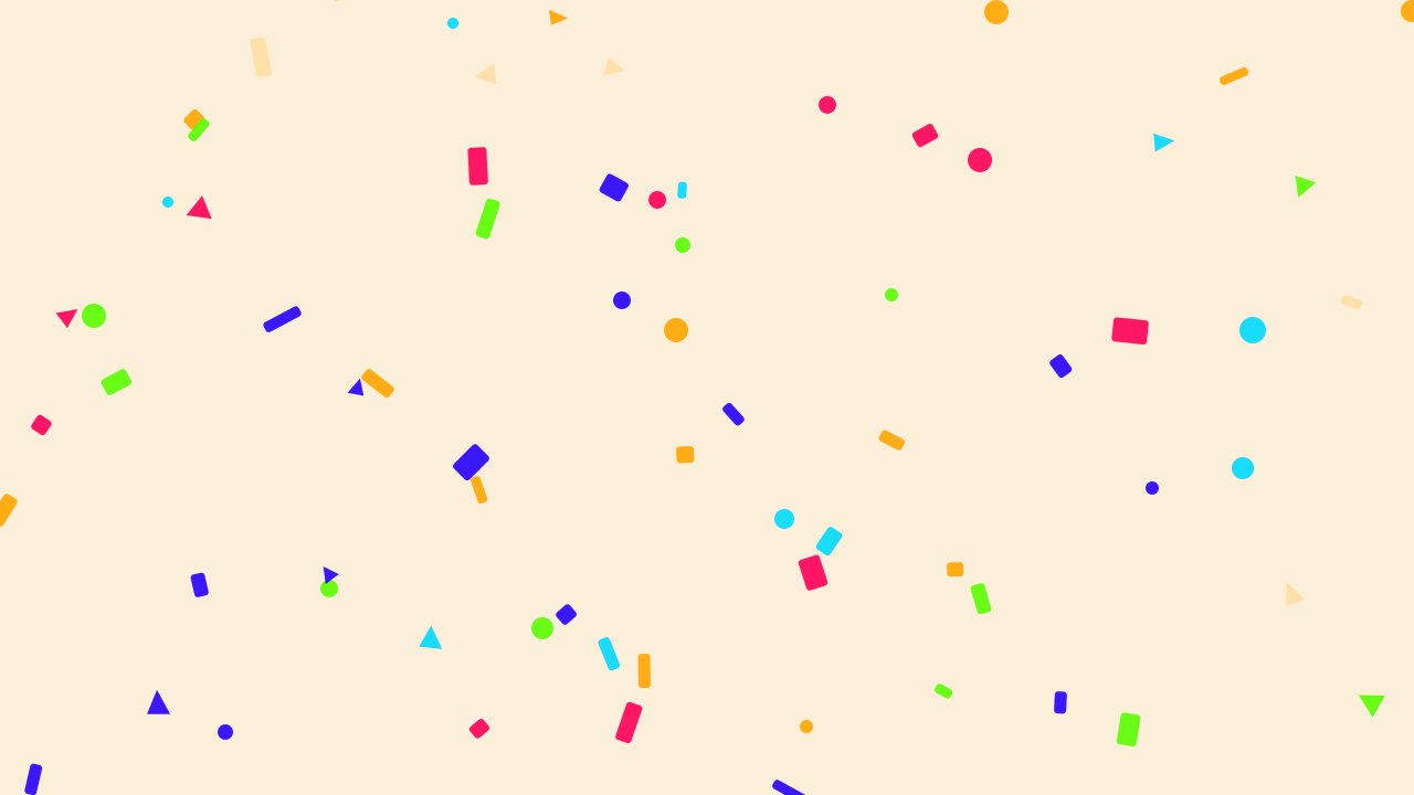 Orange confetti background — free HD orange color wallpaper 1920x1080