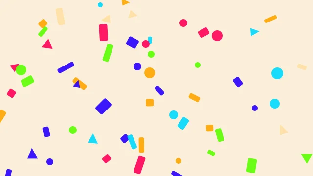 Orange confetti background — free HD orange color wallpaper 1920x1080