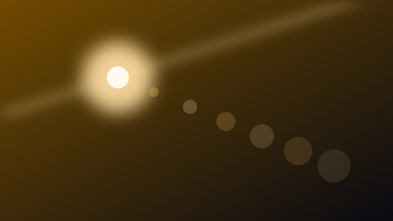Orange lens flare background — free HD orange color wallpaper 1920x1080