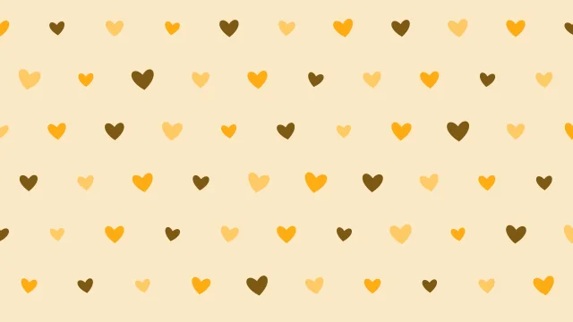 Orange hearts background — free HD orange color wallpaper 1920x1080