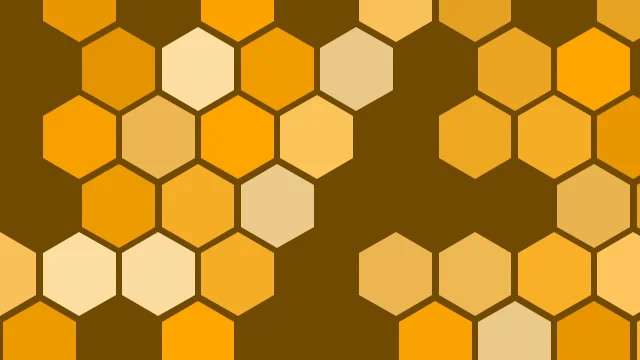 Orange hexagon background — free HD orange color wallpaper 1920x1080