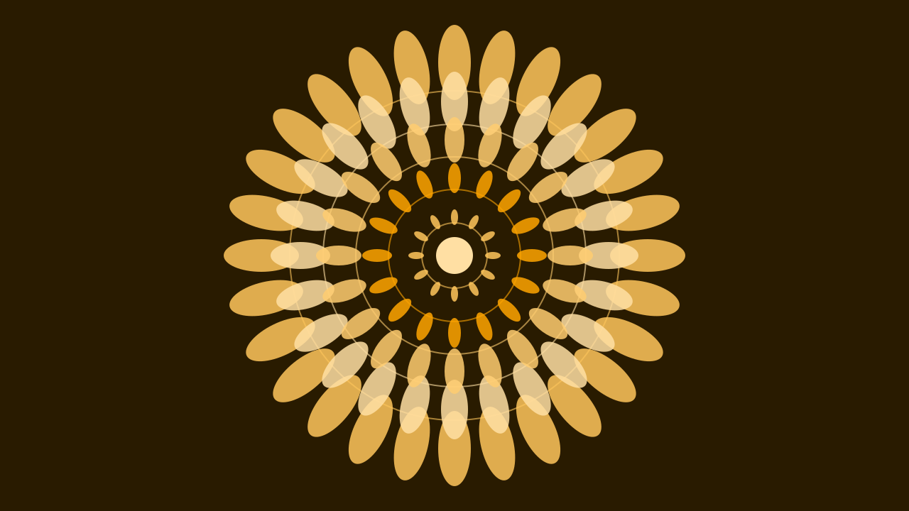 Orange mandala background — free HD orange color wallpaper 1920x1080