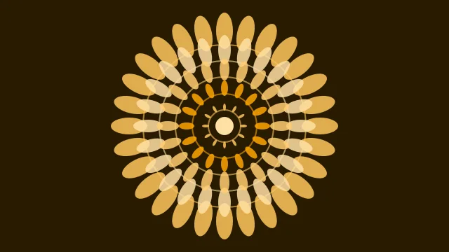 Orange mandala background — free HD orange color wallpaper 1920x1080