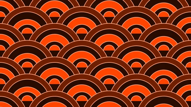 Orange Red art deco background — free HD orange red color wallpaper 1920x1080