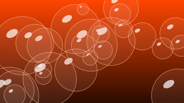 Orange Red bubbles background — free HD orange red color wallpaper 1920x1080