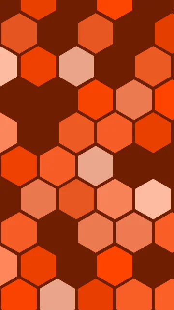 Orange Red hexagon phone wallpaper — free HD orange red mobile wallpaper 1080x1920