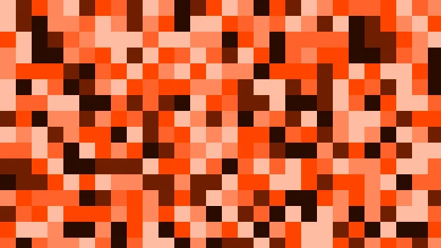 Orange Red pixel background — free HD orange red color wallpaper 1920x1080