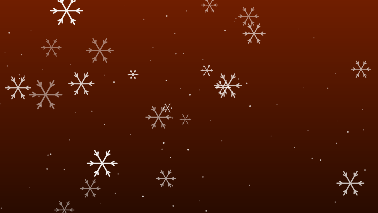 Orange Red snowflake background — free HD orange red color wallpaper 1920x1080