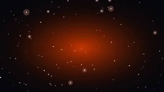 Orange Red starry background — free HD orange red color wallpaper 1920x1080