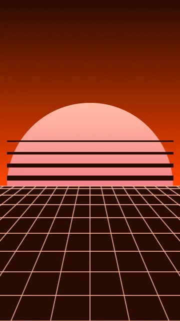 Orange Red vaporwave phone wallpaper — free HD orange red mobile wallpaper 1080x1920