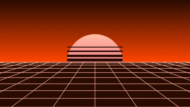 Orange Red vaporwave background — free HD orange red color wallpaper 1920x1080